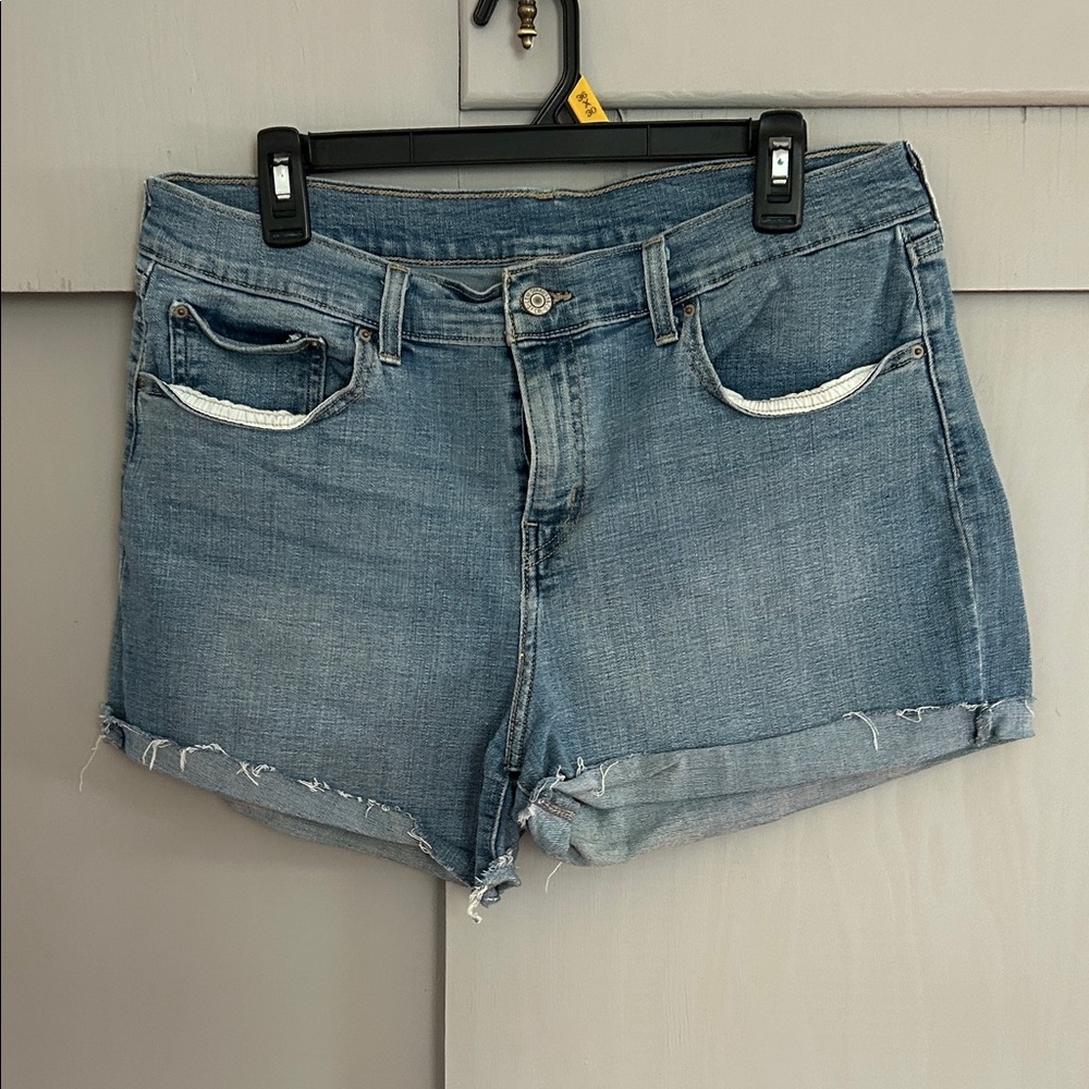 Levi's Light Blue Denim Jean Shorts